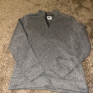 Grey Old Navy quarter zip size